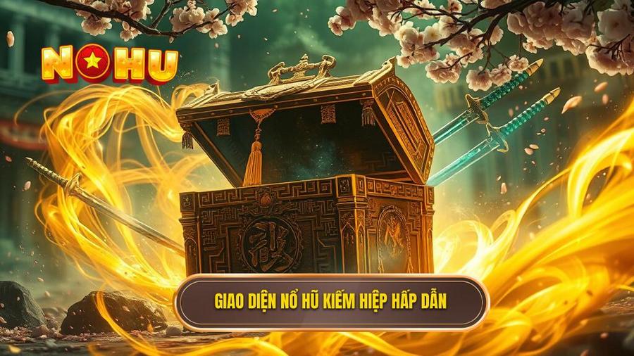 1. Giao diện nổ hũ kiếm hiệp hấp dẫn